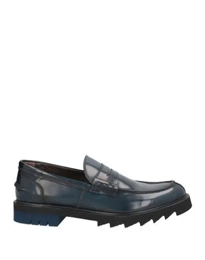 Marechiaro 1962 Man Loafers Midnight Blue Size 11 Leather