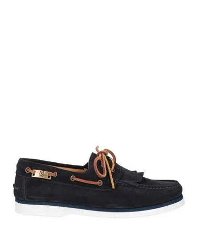 Marechiaro 1962 Man Loafers Midnight Blue Size 8 Soft Leather
