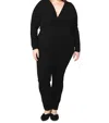 Maree Pour Toi Compression Pull On Pants - Plus In Black In Black