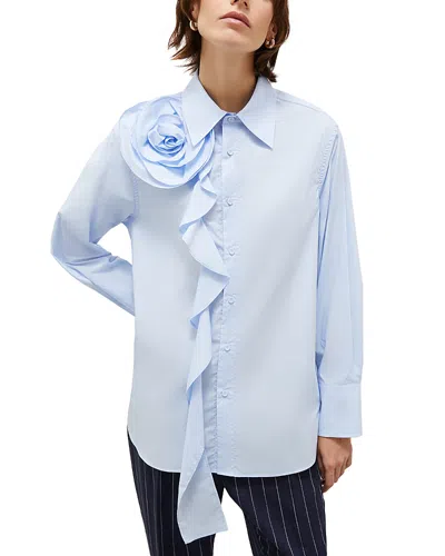 Marella 1 Ketch Applique Shirt In Light Blue