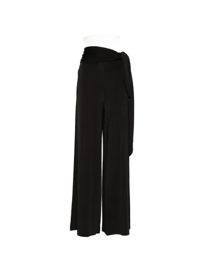 Marella Abete Tie-waist Pants Set (set Of Two) In Black