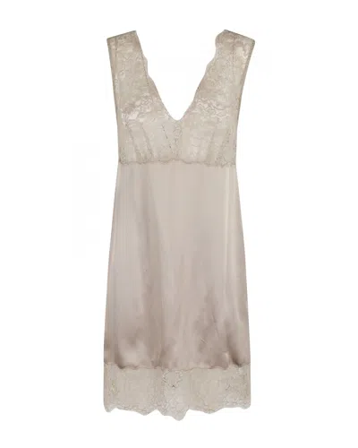 MARELLA ABITO LACE GRIGIO CHIARO