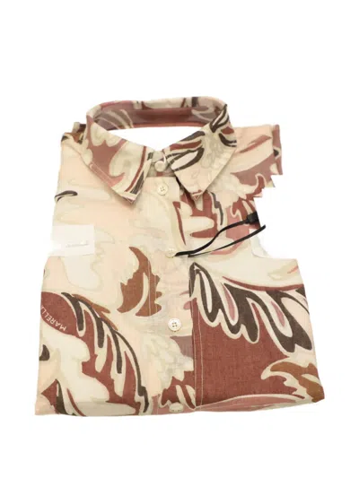 Marella Abstract-print Button-down Shirt In Multi