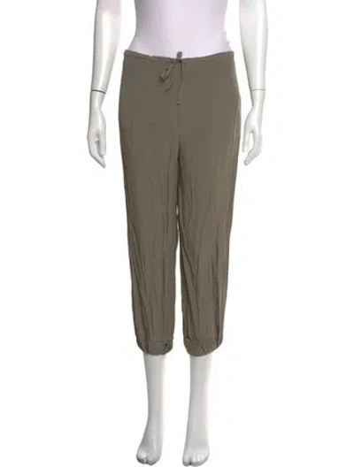 Pre-owned Marella Acetate Straight Leg Pants In Neutrals