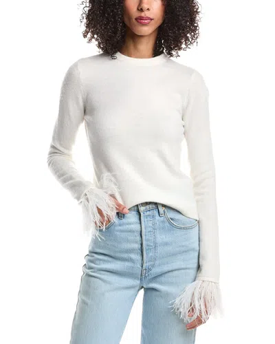 Marella Addio Wool-blend Sweater In White