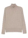 Marella Aereo Cable-knit Jumper In Neutral