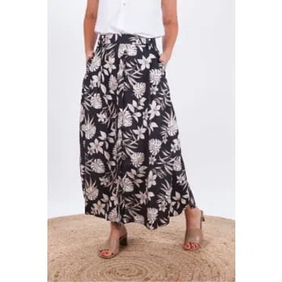 Marella Alassio Print Cotton Skirt In Pattern