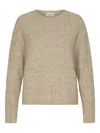 Marella Albina Speckled Crew-neck Sweater In Neutral