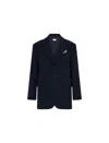 Marella Alda Single-breasted Pocket Blazer In Black