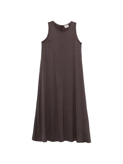 Marella A-line Midi Shift Dress In Brown