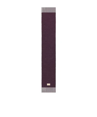 Marella Alpaca-blend Boucle Scarf In Purple