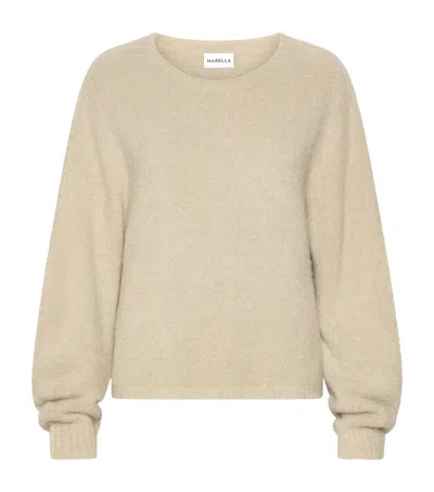 Marella Alpaca-blend Sweater In Metallic