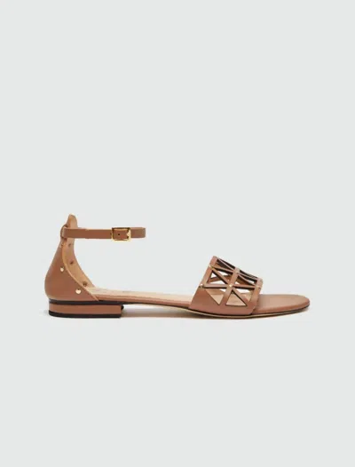 Marella Ampezzo Sandal In Hazelnut In Brown