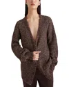 Marella Arancio Cardigan In Brown