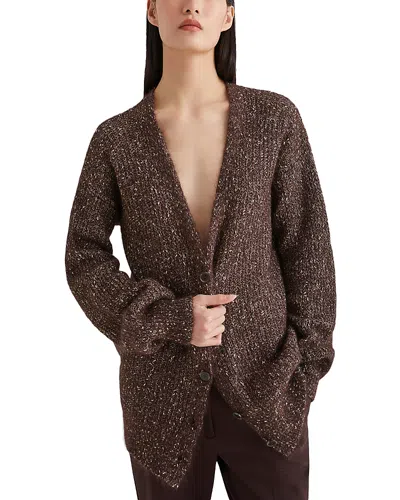 Marella Arancio Cardigan In Brown
