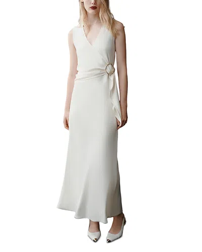 Marella Art.365 Titano Satin Dress In White
