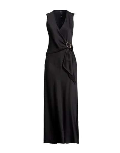 Marella Art.365 Woman Maxi Dress Black Size 6 Polyester