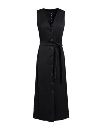 Marella Art.365 Woman Midi Dress Black Size 12 Polyester