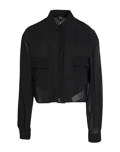 Marella Art.365 Woman Shirt Black Size 12 Polyester