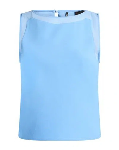 Marella Art.365 Woman Top Light Blue Size 12 Polyester