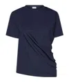 Marella Asymmetric Hem T-shirt In Multi