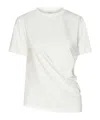 Marella Asymmetric Hem T-shirt In White