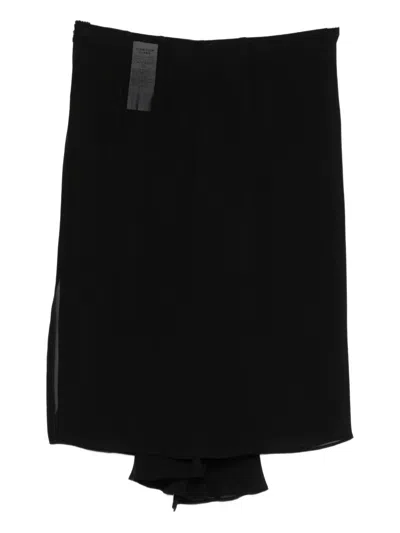 Marella Asymmetric Skirt In Black