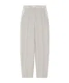 Marella Smoking Ivory Sable Trousers In White