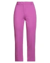 Marella Be Smart Woman Pants Mauve Size 12 Viscose, Polyamide, Elastane In Blue