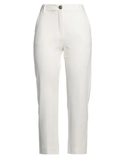 Marella Be Smart Woman Pants Off White Size 10 Viscose, Polyamide, Elastane