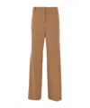 Marella Belt Loop Casual Pants In Brown