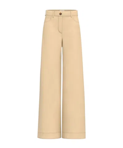 Marella Belt Loop Trousers In Brown