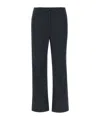 Marella Belt Loops Slacks In Black