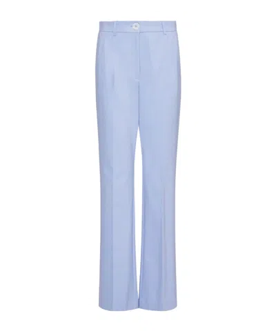 Marella Belt Loops Slacks In Blue