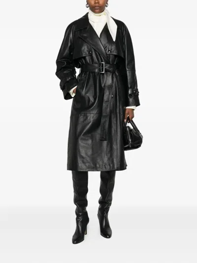 Marella Belted Jacket In Black