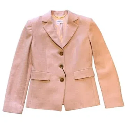 Marella Bernini Pink Textured Single Breast Jacket