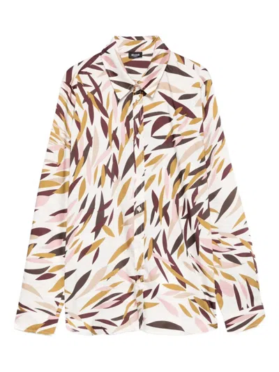 Marella Biagio Printed Shirt In Neutral