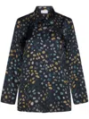 Marella Black Abstract Spotted Pattern Blouse In Multi