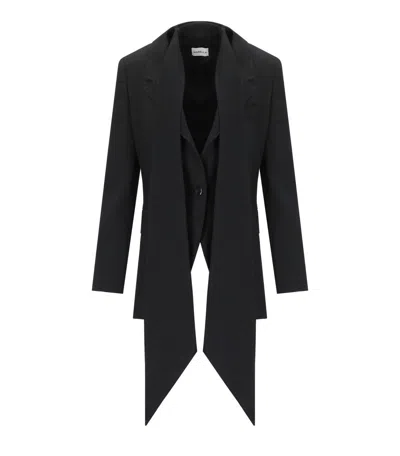 Marella Black Ottone Jacket With Foulard