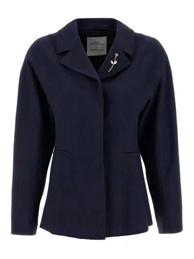 Marella Blazer Capsule Emily Ratajkowski X In Blue