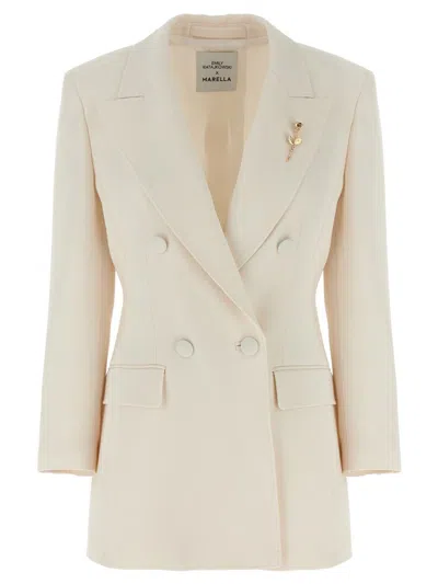 Marella Blazer Capsule Emily Ratajkowski X In White | ModeSens