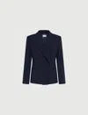 Marella Blazer Woman Blue In Blue