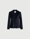 Marella Blazer Woman Blue Night In Blue