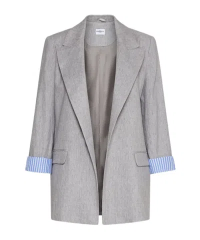 Marella Blended Suit Coat In Gray