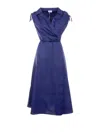 Marella V-neck Dress In Blue