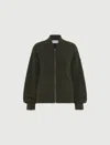 Marella Bomber Woman Kaki In Green