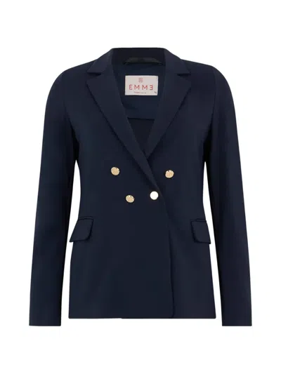 Marella Button Jacket In Blue