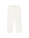 Marella Button Trousers In White