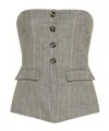Marella Fatuo Button-front Top In Gray