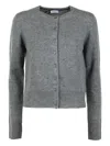 Marella Buttoned Cardigan In Gray